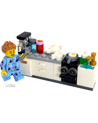 LEGO® complete keuken met spoelbak en oven MOC mini set