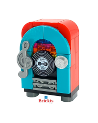 LEGO® Jukebox retro Music Record Player MOC