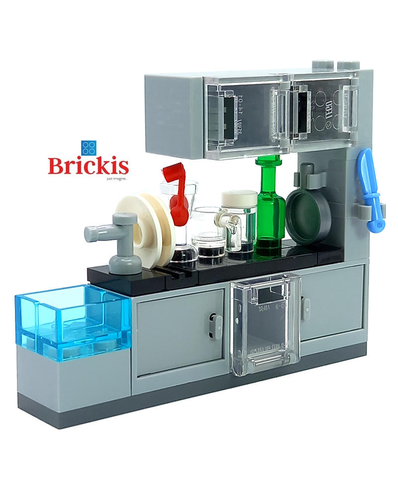 LEGO® complete keuken met spoelbak en oven MOC mini set