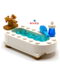 LEGO® bathtub bathroom MOC
