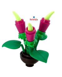 MOC LEGO® Blumen im Topf Anthurium
