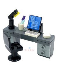 LEGO® MOC Schreibtisch mit Computer