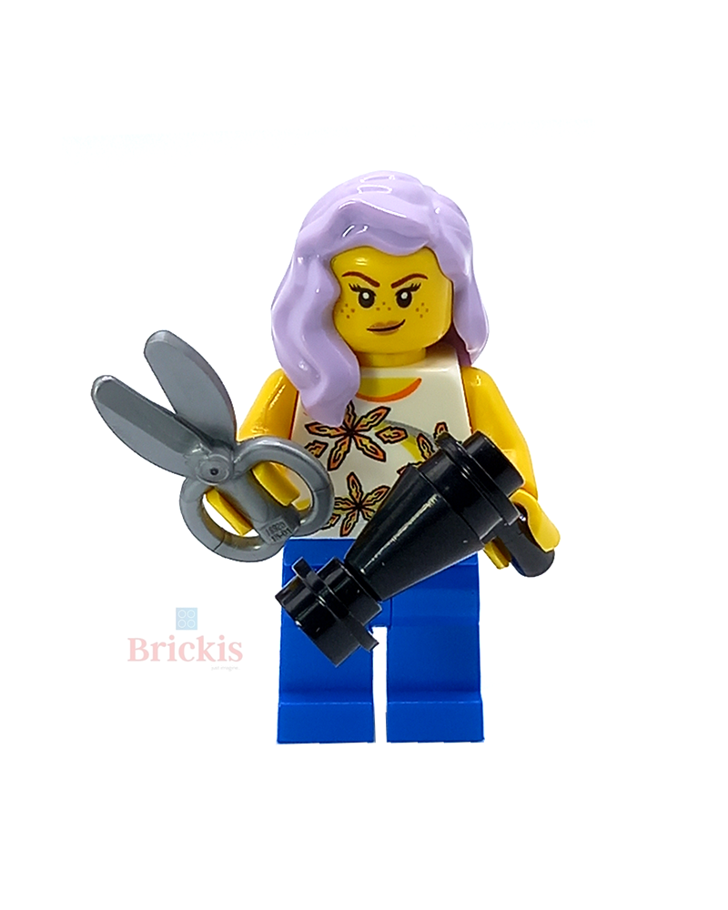 LEGO® minifigure hairdresser hair salon