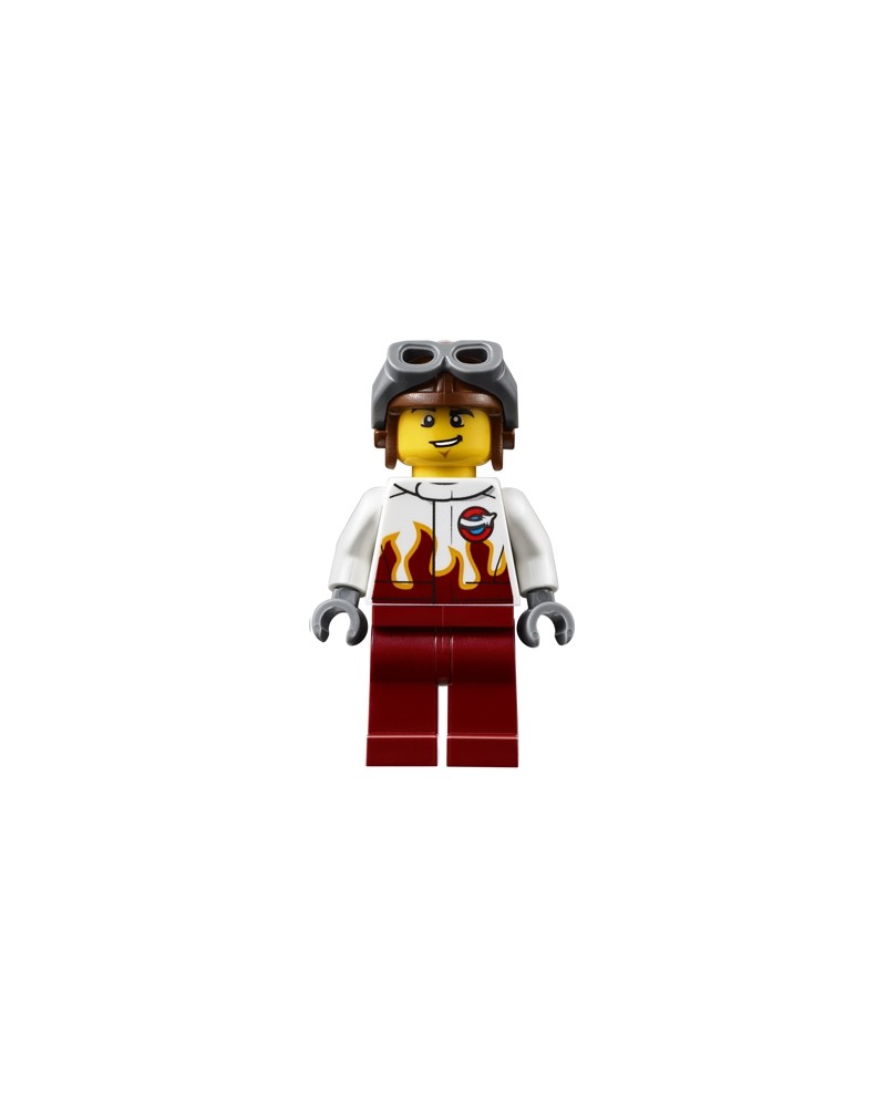 LEGO® minifigura piloto de acrobacias aeropuerto