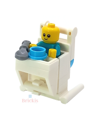 LEGO® chaise bébé + figurine MOC
