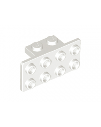 Soporte de Lego Placa 1x2-2x4 93274 Negro x4 