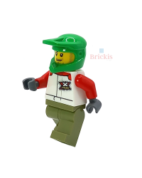 LEGO® minifiguur mountainbike jongen biker