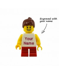 Gepersonaliseerde LEGO® minifiguur, uw naam of uw tekst