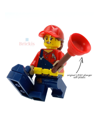 LEGO® minifigure plumber with accessories girl