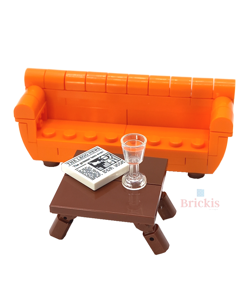 LEGO® MOC mesa de centro + sofa