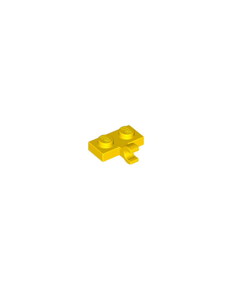 Plate LEGO® Modificado 1x2 amarillo 11476