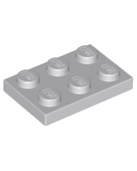 LEGO® Platte hellblau-grau 2x3 3021