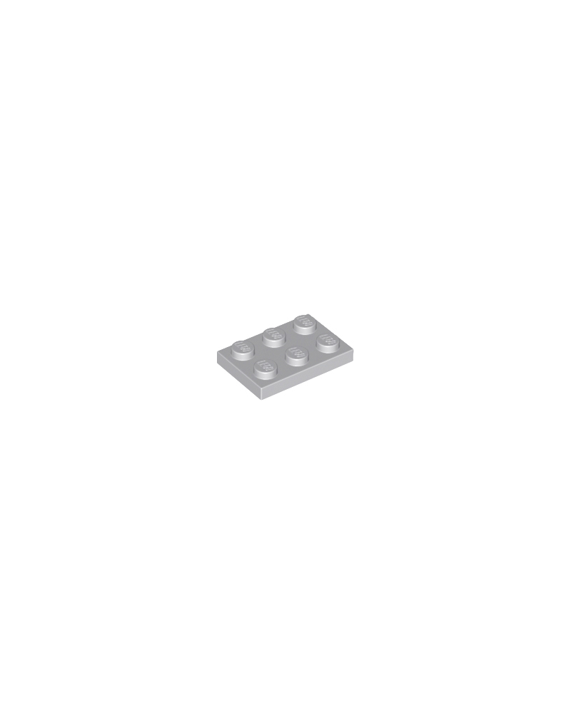 LEGO® Platte hellblau-grau 2x3 3021