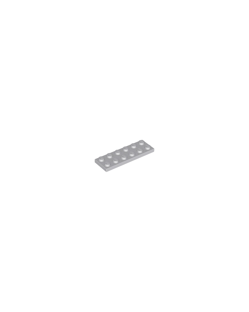 LEGO® light bluish gray Plate 2x6 3795