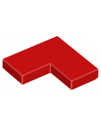 Azulejo LEGO® esquina roja 2x2 14719