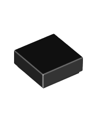 LEGO® zwarte tegel 1x1 3070b