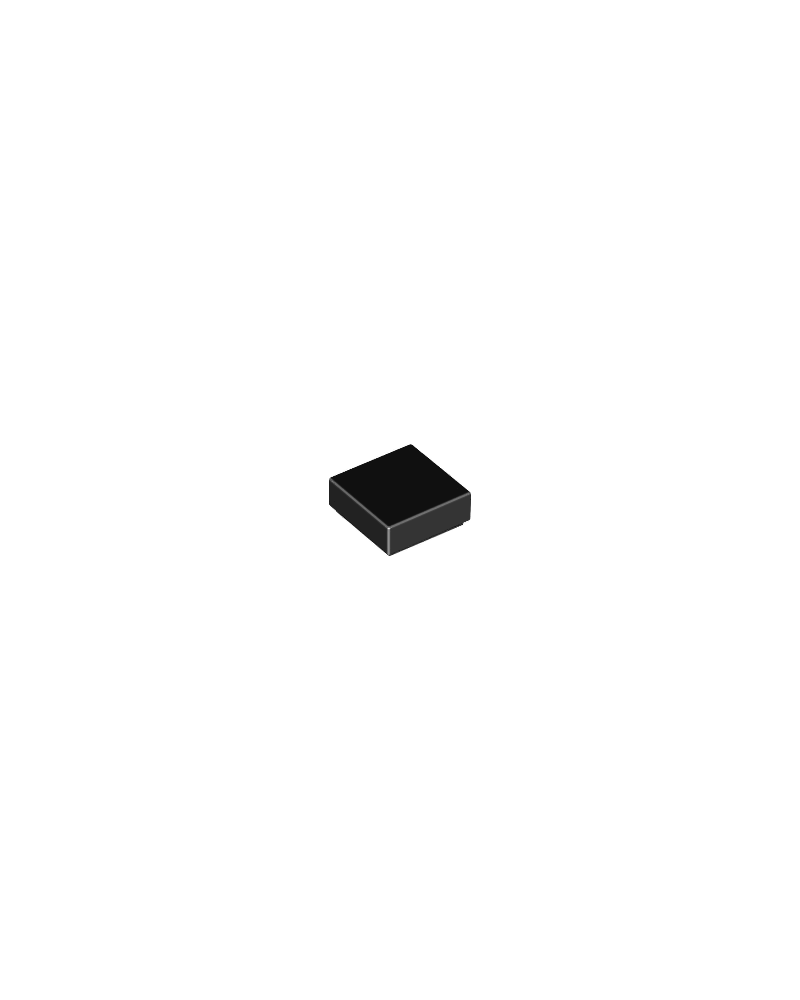 LEGO® black tile 1x1 3070b