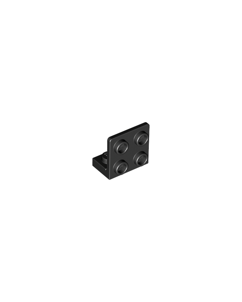 LEGO® zwarte beugel 1x2 - 2x2 omgekeerd 99207