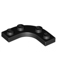 LEGO® plaque noire ronde 3x3 2x2 68568