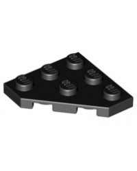 LEGO® Wedge, Plate negro 3x3 2450
