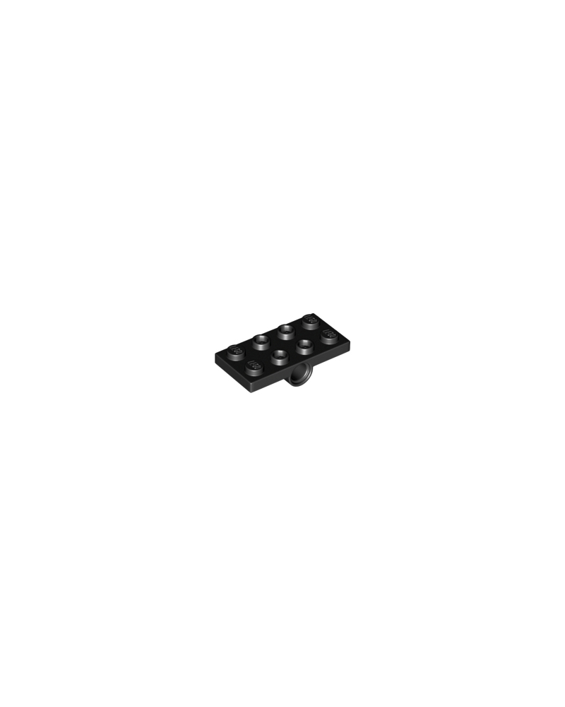 LEGO® plaat aangepast zwart 2x4 26599