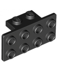 Soporte LEGO® negro 1x2 - 2x4 93274