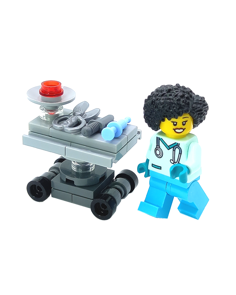LEGO® MOC Operatiekamer wagentje