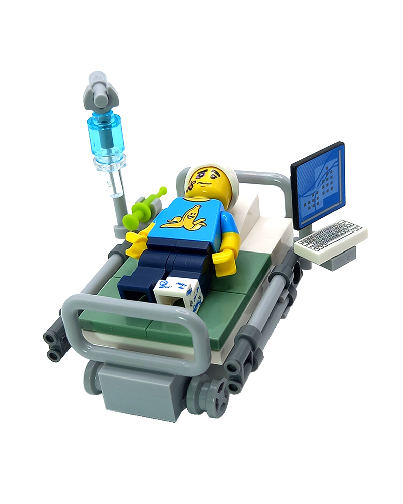 LEGO® MOC hospital bed - furniture