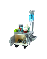 LEGO® MOC carrito para quirófano cuidados intensivos