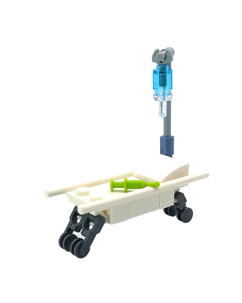 LEGO® MOC ambulance stretcher for 911