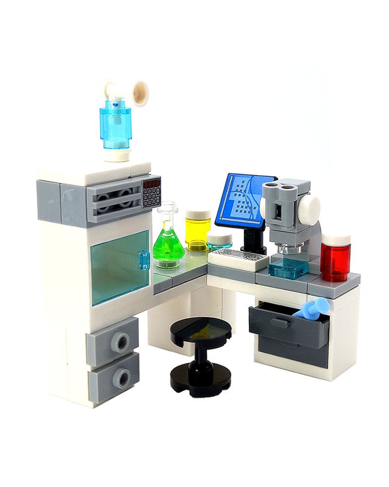 LEGO® MOC Chemielabor Biologische Forschung