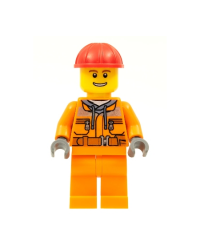 LEGO® cty0549 construction worker minifigure