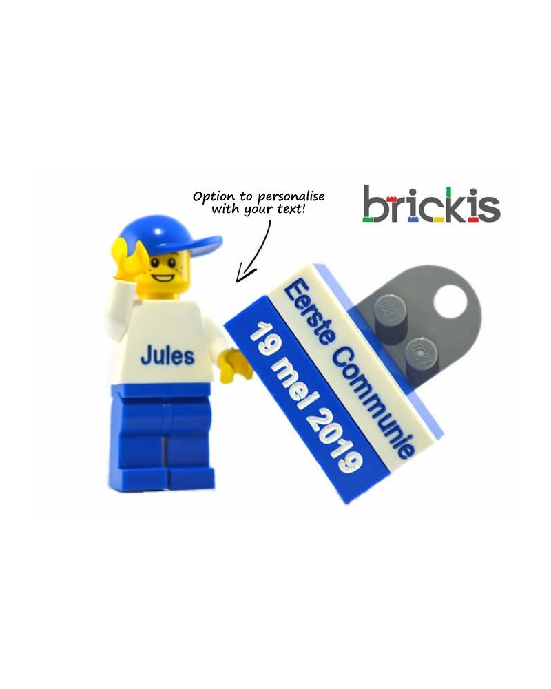 Personalisierte LEGO ® Minifigur, mit Namen für Erstkomunion