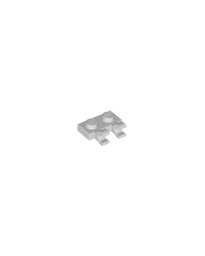 LEGO® Plaque modifiée 1x2 60470b gris bleuté clair