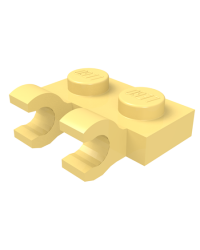 LEGO® Plate Modified 1x2 60470b yellow