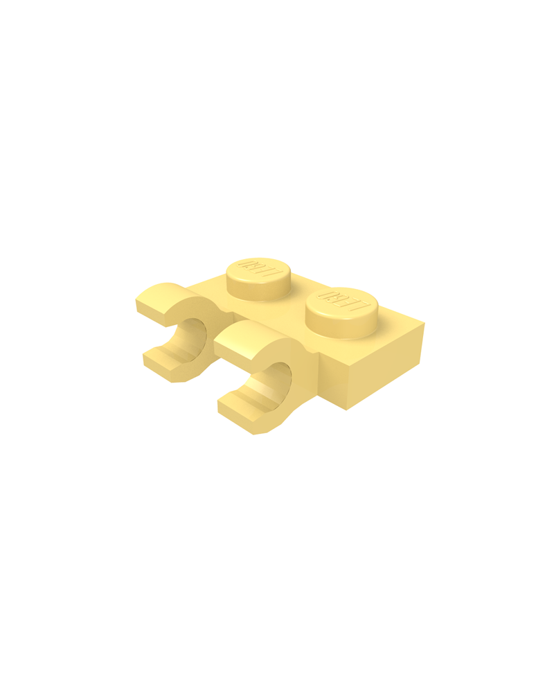 LEGO® Plaque modifiée 1x2 60470b jaune