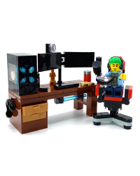 LEGO® MOC compleet Gamer bureau
