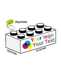 Porte clefs imprimé avec logo publicité