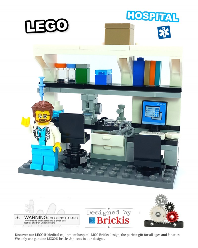 LEGO® MOC Laboratorio de investigación científica - banco de trabajo LEGO® MOC Laboratorio de investigación científica - banco de trabajo