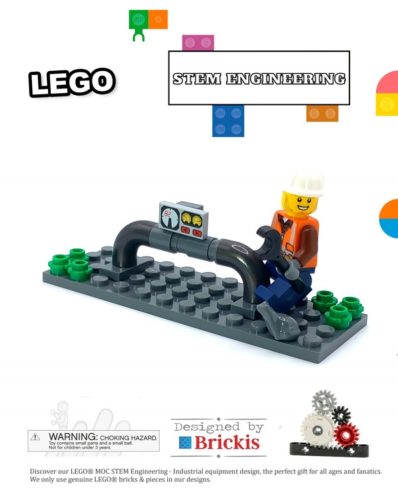 LEGO® MOC STEM Engineering terminal de oleoducto