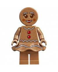 Figurine LEGO® Femme en pain d'épice série 11 col168 Noël