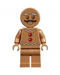 Figurine LEGO® homme à moustache hol169 Noël en pain d'épice