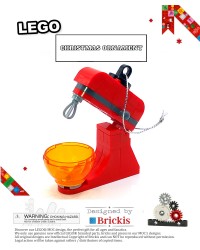 LEGO® MOC Ornament Weihnachten Küchenroboter