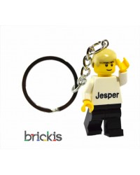 Sleutelhanger gemaakt met gepersonaliseerde LEGO® minifiguur