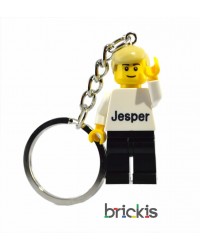 Keychain - charm made with personalized engraved LEGO ® minifigure