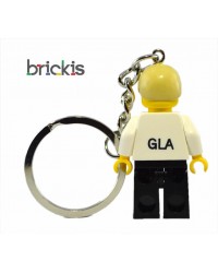 Sleutelhanger gemaakt met gepersonaliseerde LEGO® minifiguur, gegraveerd