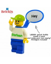 1 x Personalisierte LEGO® Minifigur,  LEGO-Sprechblase